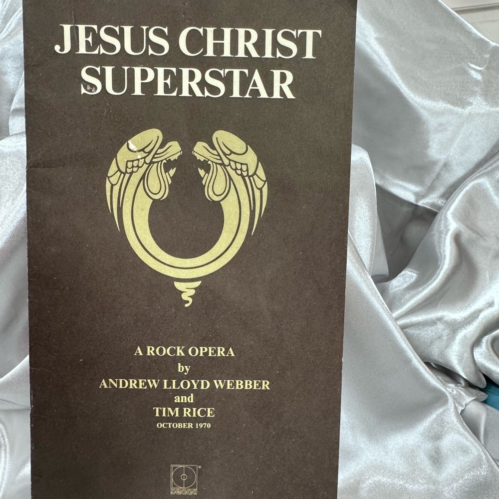 Jesus Christ Superstar Album Program 1970 Decca Records
